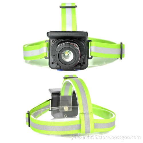 Boruit Solar Led Headlamp CREE XPE 4 Modes Rechargeable Torch